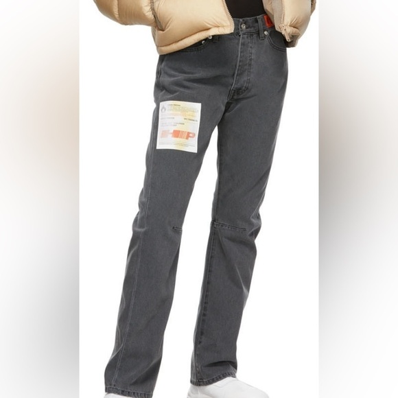 Heron Preston Acid Wash Pence Regular Jeans - Picture 3 of 7